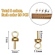 100Pcs 5 Colors Brass Cup Peg Bails Pendants(KK-SZ0005-26)-2