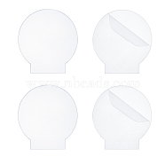Acrylic Transparent Pressure Plate, Bulb, Clear, 12.8x12x0.4cm(OACR-CN0001-02)