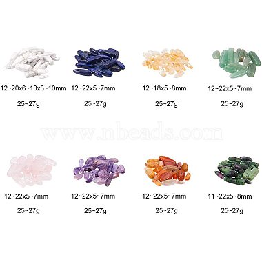 Natural Gemstone Chips Beads(G-PH0034-20)-3