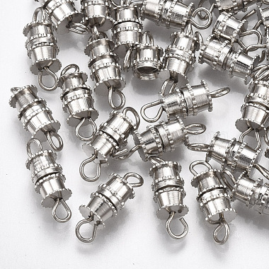 Iron Screw Clasps(IFIN-T007-28P-NF)-1