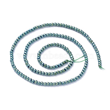 Chapelets de perles en verre galvanoplastique(EGLA-K014-A-FP06)-3