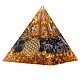 Украшения из черного камня и хрусталя в виде пирамиды(JX087A)-1