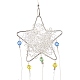 Star Iron Colorful Chandelier Decor Hanging Prism Ornaments(HJEW-P012-03P)-3