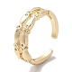 Brass Micro Pave Cubic Zirconia Cuff Rings(RJEW-G310-03G)-1