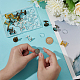 20Pcs 4 Colors Brass Cufflinks(KK-HY0003-85)-3