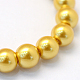 Baking Painted Glass Pearl Bead Strands(HY-Q003-3mm-31)-2
