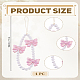 1Pc PVC Bowknot Mobile Straps(AJEW-LP0005-16)-2