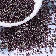 MIYUKI Round Rocailles Beads, Japanese Seed Beads, 11/0, (RR4573) Magic Wine, 2x1.3mm, Hole: 0.8mm, about 5500pcs/50g(SEED-X0054-RR4573)