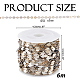 6M Brass Flat Round Link Chains(CHC-HS0001-01P)-2
