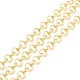 3.28 Feet Rack Plating Brass Rolo Chains(X-CHC-B021-02G)-1