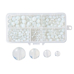 340Pcs 4 Sizes Opalite Beads, Round, 4mm/6mm/8mm/10mm, Hole: 0.8~1.2mm(G-LS0001-28)