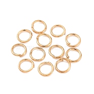 Metal Open Jump Rings, Light Gold, 4x0.5mm(FS-WG47662-82)