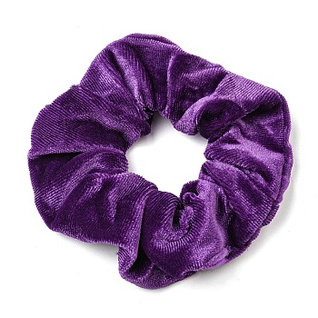 Lint Elastic Hair Accessories, for Girls or Women, Scrunchie/Scrunchy Hair Ties, Dark Orchid, 100mm