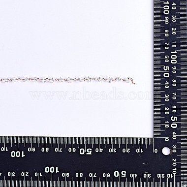 цепочки из прозрачных фианитов и бисера(JX589A-01)-8