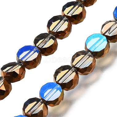 Electroplated Transparent Glass Beads Strands(GL-CBA98F0-06B-07)-1