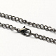 Vintage Iron Twisted Chain Necklace Making for Pocket Watches Design(CH-R062-B)-1