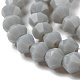 Opaque Solid Color Imitation Jade Glass Beads Strands(GLAA-F029-P4mm-14)-3