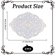 ポリエステルレース刺繍テーブルマット(AJEW-WH0413-78)-2