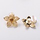 Alloy Enamel Rhinestone Flower Jewelry Sets(SJEW-JL016-01)-6