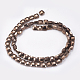 Electroplated Non-magnetic Synthetic Hematite Beads Strands(G-P367-E)-2