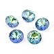 Pointed Back & Back Plated Glass Rhinestone Cabochons(RGLA-J012-10mm-001SP)-1