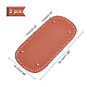 Elite 2Pcs PU Leather with Iron Oval Bottom(FIND-PH0001-99B)-4