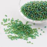 2mm Green Glass Beads(X-SEED-A007-2mm-167B)
