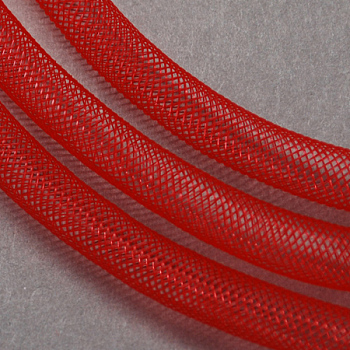 Plastic Net Thread Cord, Red, 16mm, 28Yards