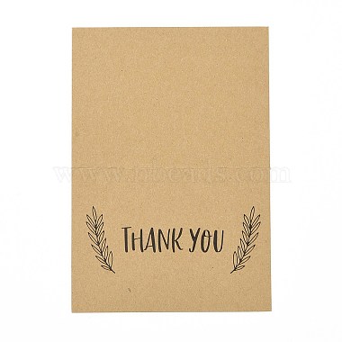 Kraft Paper Thank You Greeting Cards(DIY-F120-01A)-4