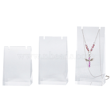Clear Acrylic Necklace Displays