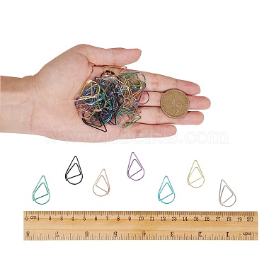 7 Colors Stainless Steel Paper Clips(TOOL-SZ0001-01)-7