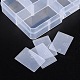 Пластик прозрачный чехол для хранения бисера коробка дисплея(X-C006Y)-3