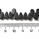 Natural Black Mahogany Obsidian Beads Strands(G-B064-B53)-5