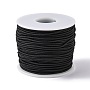 2mm Black Elastic Fibre Thread & Cord(EW-WH0001-01-2mm)