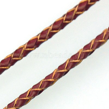 Braided Leather Cord(WL-D012-3mm-11)-2