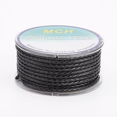 3mm Black Leather Thread & Cord