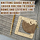 Wooden Square Frame Crochet Ruler(DIY-WH0536-003)-4