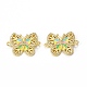 Brass Micro Pave Cubic Zirconia Connector Charms(KK-E068-VB406)-2