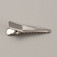 Stainless Steel Alligator Hair Clip Findings, Stainless Steel Color, 30x9x9mm(FIND-TAC0014-74D)