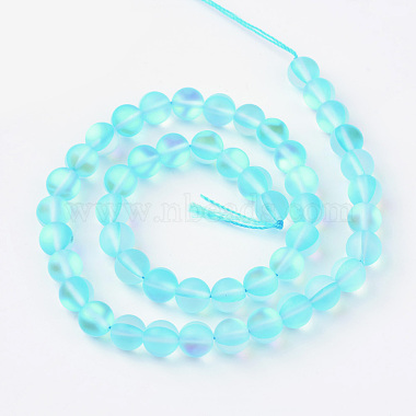 Synthetic Moonstone Beads Strands(X-G-R375-8mm-A04)-2