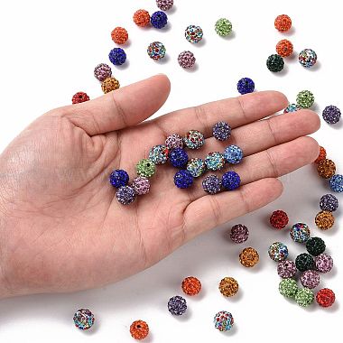 Pave Disco Ball Beads(RB-A130-10mm-M)-5