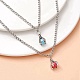 6 Bags 6 Colors Tibetan Style Alloy Charms(FIND-YW0004-13)-5