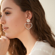 2 Pairs 2 Colors Crystal Rhinestone Hollow Out Heart Dangle Stud Earrings(EJEW-AN0001-26)-6