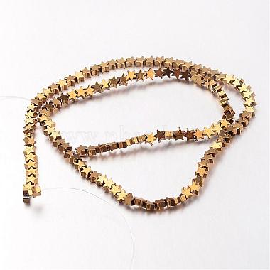 Electroplate Non-magnetic Synthetic Hematite Bead Strands(G-F300-24A)-2