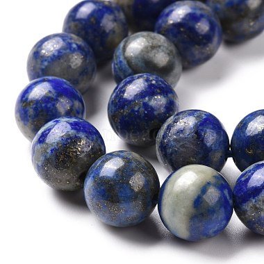 Natural Lapis Lazuli Beads Strands(G-E483-17-10mm)-6