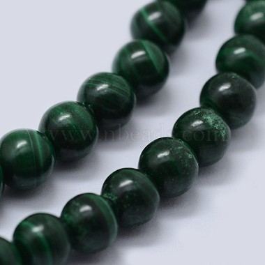 Natural Malachite Beads Strands(G-F571-27AB2-5mm)-3