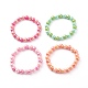 Opaque Acrylic Beads Stretch Bracelet for Kids(BJEW-JB06503)-1