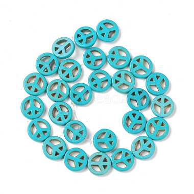 Synthetic Howlite Beads Strands(G-A211-11)-2