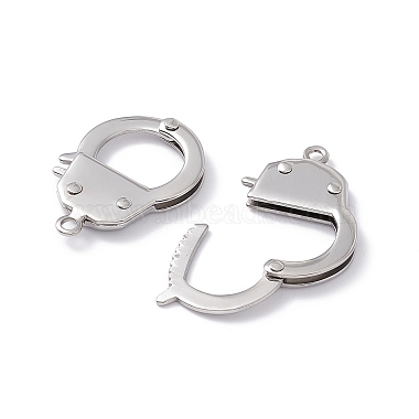 304 Stainless Steel Handcuff Clasps(STAS-D009-02)-3