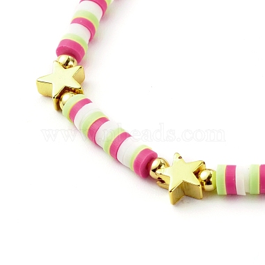 Ensembles de bracelets extensibles en perles d'argile polymère faites à la main(BJEW-JB06353-01)-6